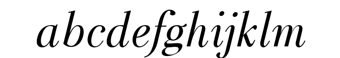 ChicStyle-Italic Font LOWERCASE