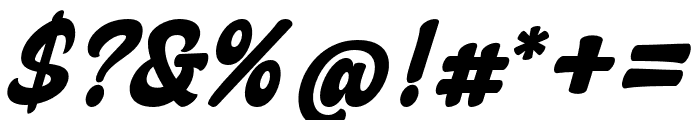 ChicagoAthletic-Script1 Font OTHER CHARS