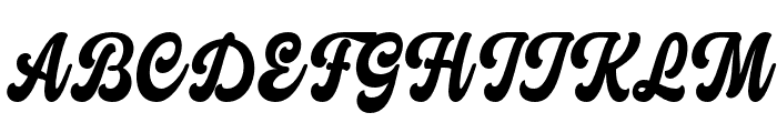 ChicagoAthletic-Script1 Font UPPERCASE