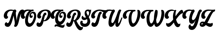 ChicagoAthletic-Script1 Font UPPERCASE