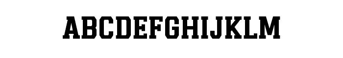 ChicagoAthletic-SlabSerif1 Font LOWERCASE