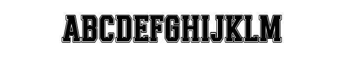 ChicagoAthletic-SlabSerif2 Font UPPERCASE