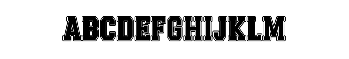 ChicagoAthletic-SlabSerif2 Font LOWERCASE