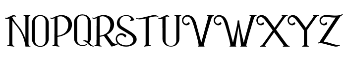 Chichilla Font UPPERCASE