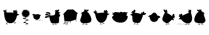 Chicken Little Font UPPERCASE