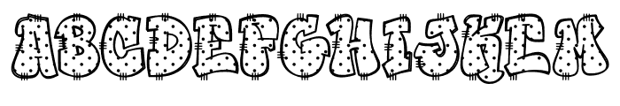 Chicks Black Regular Font UPPERCASE
