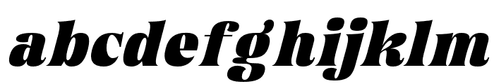 Chiefland-HeavyItalic Font LOWERCASE