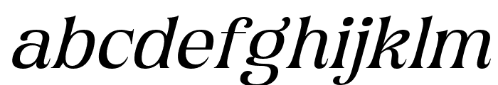 Chiefland-Italic Font LOWERCASE