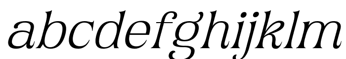 Chiefland Light Italic Font LOWERCASE