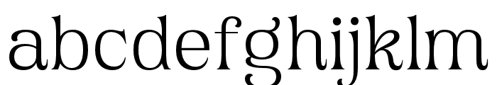 Chiefland-Light Font LOWERCASE