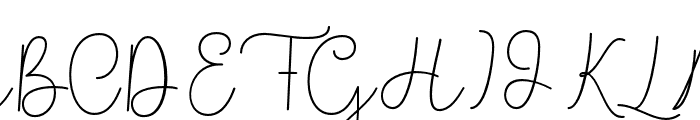 Chiffon Regular Font UPPERCASE