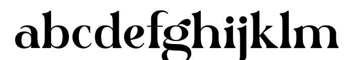 Chigero Font LOWERCASE