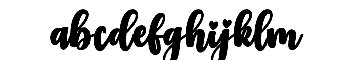 ChikaBold-Regular Font LOWERCASE