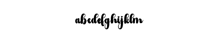 Chiky Regular Font LOWERCASE