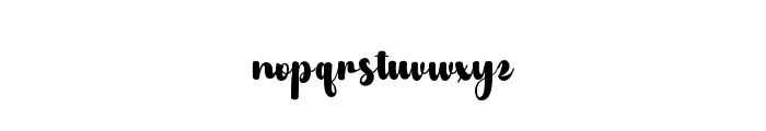 Chiky Regular Font LOWERCASE