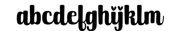 Chila Loving Font LOWERCASE