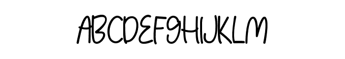 Child Happy-Regular Font UPPERCASE