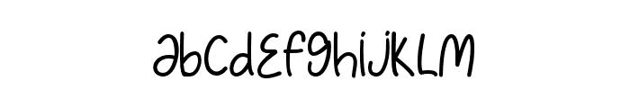 Child Happy-Regular Font LOWERCASE