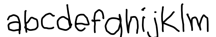 Child Write Font LOWERCASE