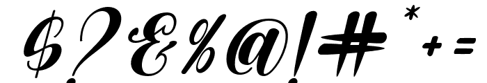 Childa-Italic Font OTHER CHARS