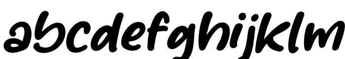 Childkiss Heart Italic Font LOWERCASE