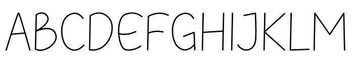Childlet Light Font UPPERCASE