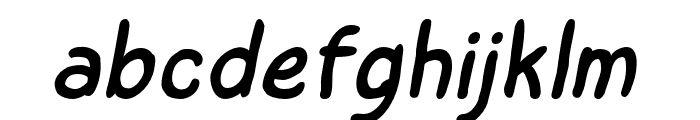 Childos Regular Oblique Font LOWERCASE