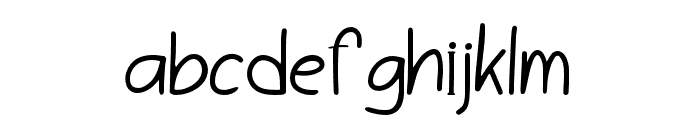 Children-Regular Font LOWERCASE