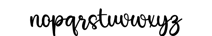 Children Signature Font LOWERCASE
