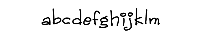 ChildrenHandwritten Font LOWERCASE