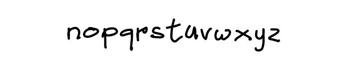 ChildrenHandwritten Font LOWERCASE