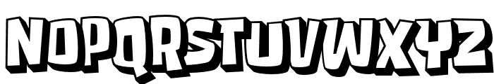 Childstone Extrude Regular Font UPPERCASE