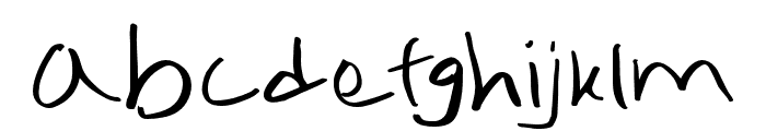 Childstype-Regular Font LOWERCASE