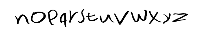 Childstype-Regular Font LOWERCASE