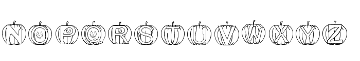 Chili Pumpkin Regular Font UPPERCASE