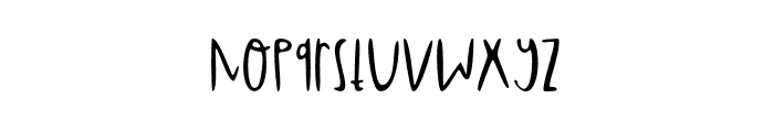Chilkid Font LOWERCASE