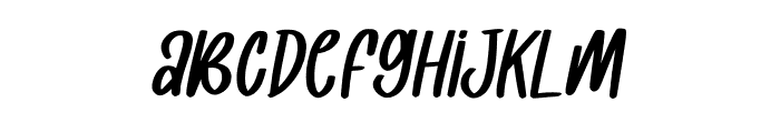 Chill Lock Italic Font LOWERCASE