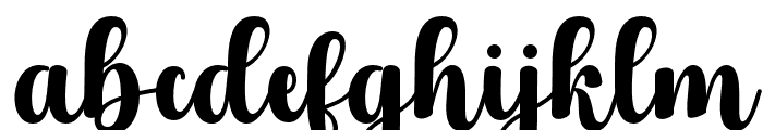 Chilla Regular Font LOWERCASE