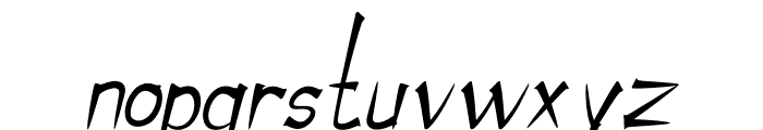 Chillax Italic Font LOWERCASE
