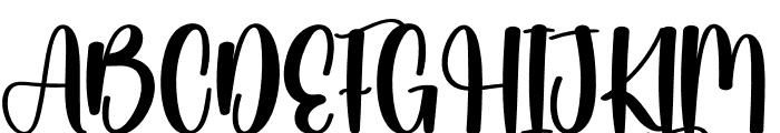 Chilling Font UPPERCASE