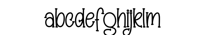 Chilliy Christmas Font LOWERCASE