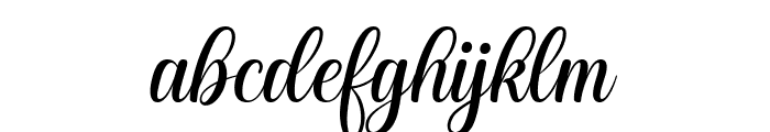 Chilly Christmas Font LOWERCASE