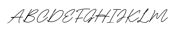 ChimonSignature Font UPPERCASE