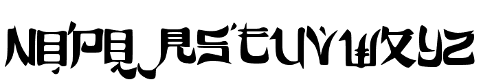 Chinese Buffet Regular Font UPPERCASE
