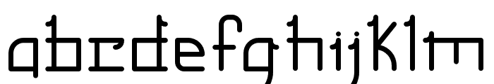 ChineseMonoline-Regular Font LOWERCASE
