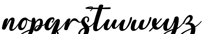 Chinthiya Slant Regular Font LOWERCASE