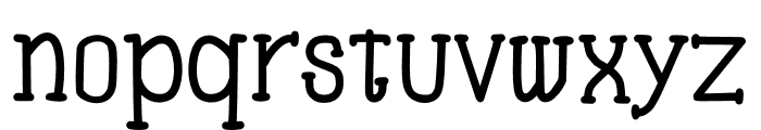 Chiprush Font LOWERCASE