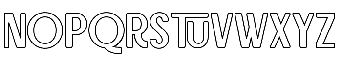 ChirotoOutline Font UPPERCASE