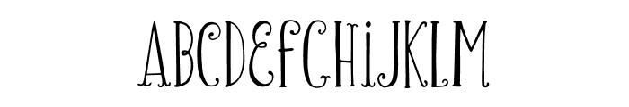 Chirp And Blossom Font LOWERCASE