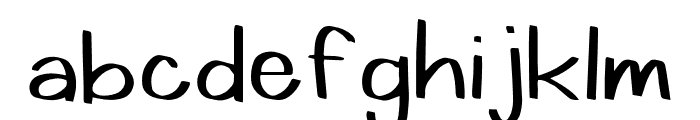 Chisel Marker Regular Font LOWERCASE